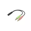 Hama HS-P100 V2 austiņas Vadu Galvas saite Birojs/Zvanu centrs Melns, Sudrabs