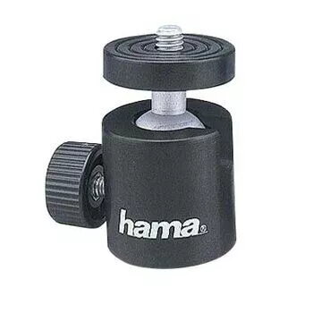 Hama lodveida galva, 30 mm statīva, melna