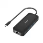 Hama 00300080 saskarnes centrmezgls USB Type-C 5000 Mbit/s Melns
