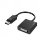 Hama 00200336 video adaptera DisplayPort uz DVI-I, melns