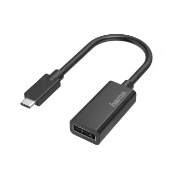 Hama 00200314 video kabeļa adapteris USB Type-C DisplayPort Melns