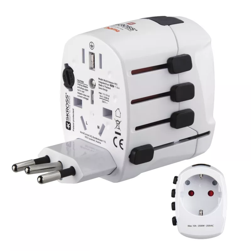 Hama World Travel Pro strāvas spraudņu adapteris Universāls Balts