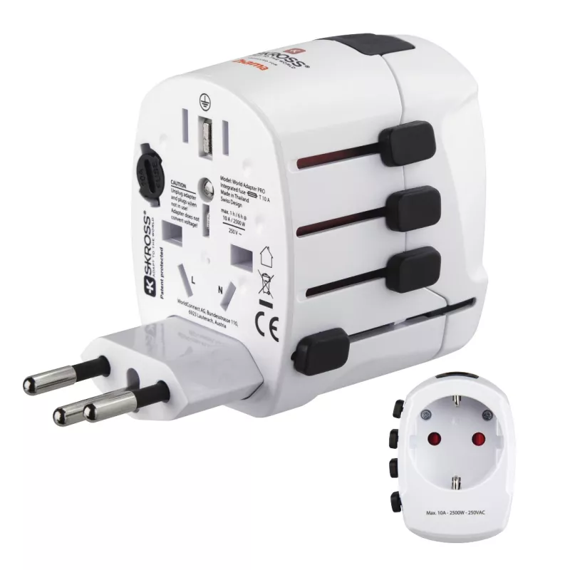 Hama World Travel Pro strāvas spraudņu adapteris Universāls Balts