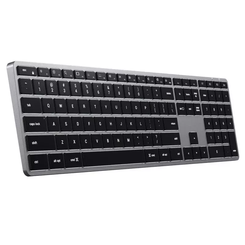 Satechi X3 pilnizmēra (100%) Bluetooth tastatūra QWERTY angļu — melna/pelēka
