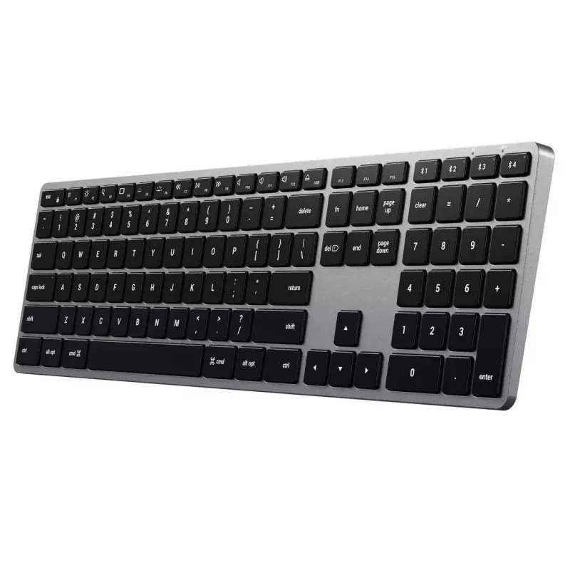 Satechi X3 pilnizmēra (100%) Bluetooth tastatūra QWERTY angļu — melna/pelēka