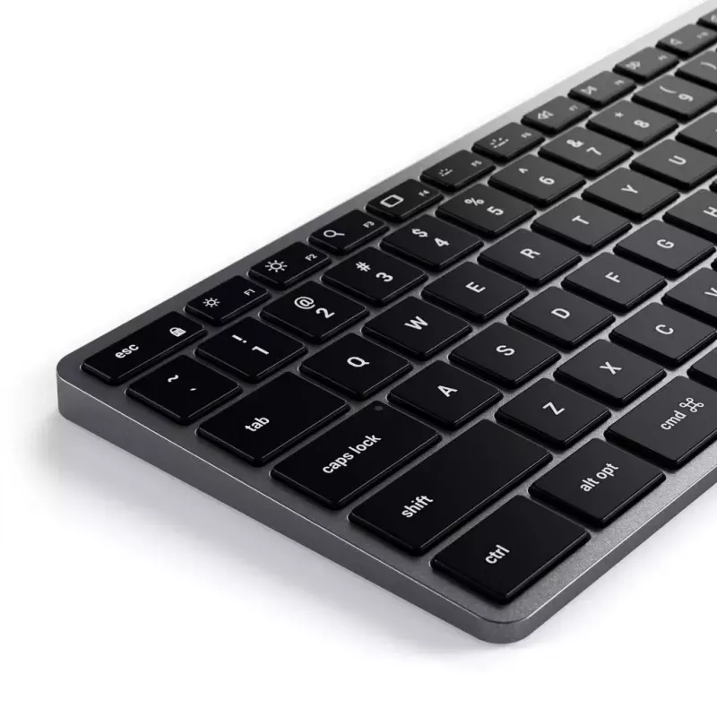 Satechi X3 pilnizmēra (100%) Bluetooth tastatūra QWERTY angļu — melna/pelēka