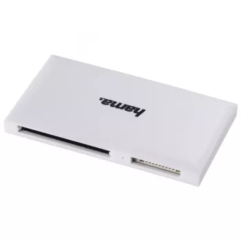 Hama USB 3.0 vairāku karšu lasītājs, SD/microSD/CF/MS, balts