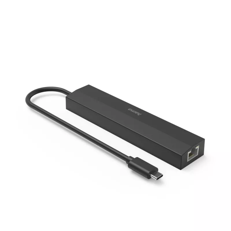Hama 00200144 saskarnes centrmezgls USB 3.2 Gen 1 (3.1 Gen 1) Type-C 5000 Mbit/s melns