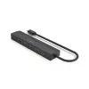 Hama 00200144 saskarnes centrmezgls USB 3.2 Gen 1 (3.1 Gen 1) Type-C 5000 Mbit/s melns