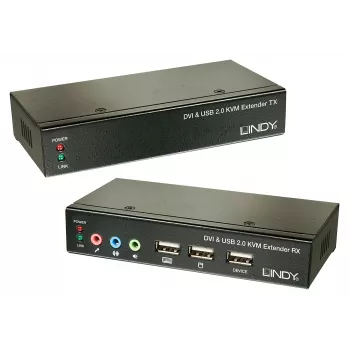 Lindy 39377 KVM slēdzis, melns