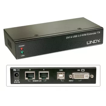 Lindy 39377 KVM slēdzis, melns