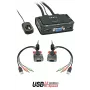 Lindy 2 Port VGA, USB 2.0 & Audio kabelis KVM Switch