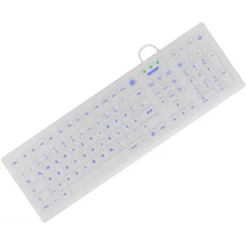 KeySonic KSK-8031INEL-Wh (DE) klaviatūra Industriālā USB QWERTZ Vācu Balta