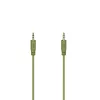 Hama Flexi-plāns audio kabelis 0,75 m 3,5 mm zaļš tēvs pret tēvu