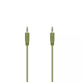 Hama Flexi-plāns audio kabelis 0,75 m 3,5 mm zaļš tēvs pret tēvu