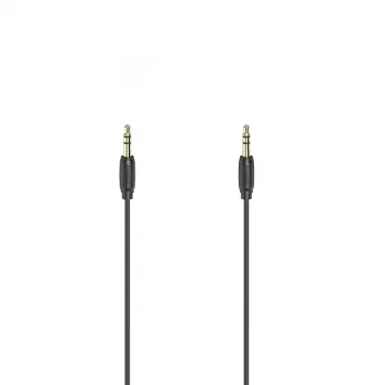 Audio kabelis Hama 00205118 1,5 m 3,5 mm vīrišķais–vīrišķais, melns