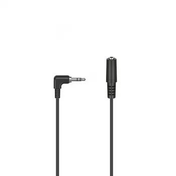 Audio kabelis Hama 00205197 0,2 m 2,5 mm vīrišķais savienotājs – 3,5 mm sievišķais savienotājs, melns