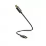 Hama 00201604 USB kabelis USB 2.0 0,2 m USB C melns