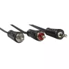 Hama 00205111 audio kabelis 3 m 3.5mm 2 x RCA Melns