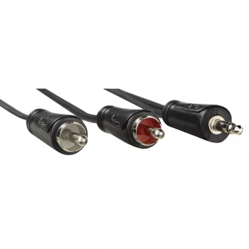 Hama 00205111 audio kabelis 3 m 3.5mm 2 x RCA Melns