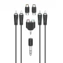 Audio kabelis Hama 00205175 2.5m 2xRCA vīrišķais Melns
