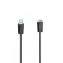 Hama 00200627 USB kabelis 1,5 m Micro-USB A USB A melns