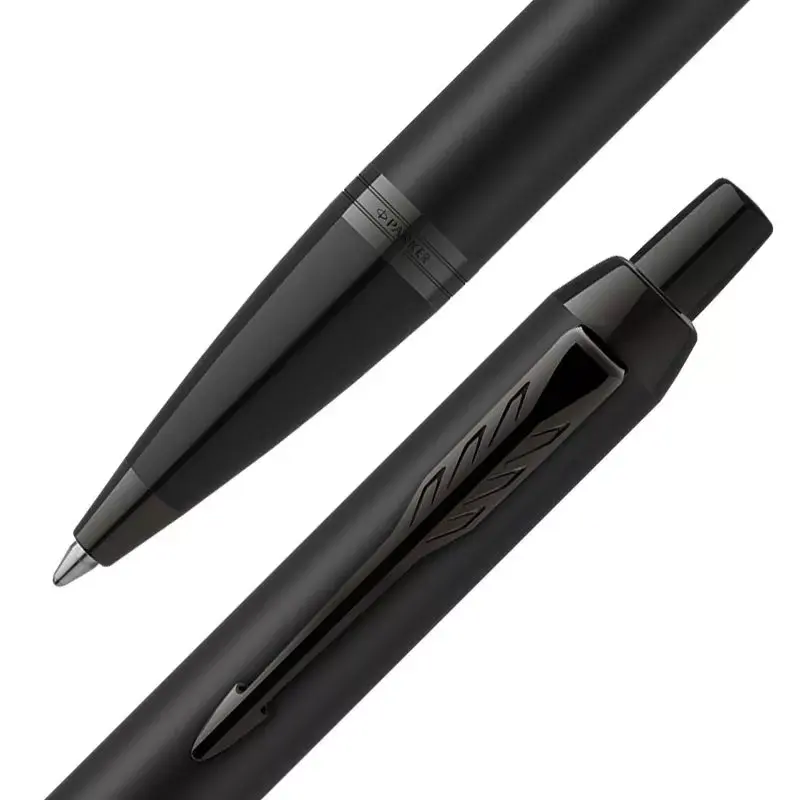 Clip-on retractable ballpoint pen Parker IM Achromatic