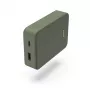 Hama Colour 10 ārējais akumulators, 10000 mAh, 2 izejas: USB-C, USB-A, zaļš