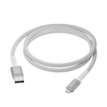 USB-A uz Lightning kabelis d bramante re-charge Pro BRD kabelis 1,2 m, balts