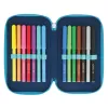 Herlitz TriCase Dip Dye 31 gab. Zils Tirkīzzils Poliesters 190x115x70 mm