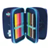 Herlitz TriCase Dip Dye 31 gab. Zils Tirkīzzils Poliesters 190x115x70 mm