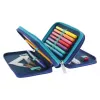 Herlitz TriCase Dip Dye 31 gab. Zils Tirkīzzils Poliesters 190x115x70 mm