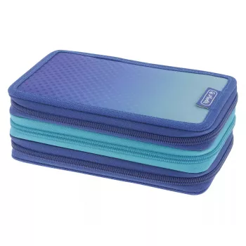 Herlitz TriCase Dip Dye 31 gab. Zils Tirkīzzils Poliesters 190x115x70 mm