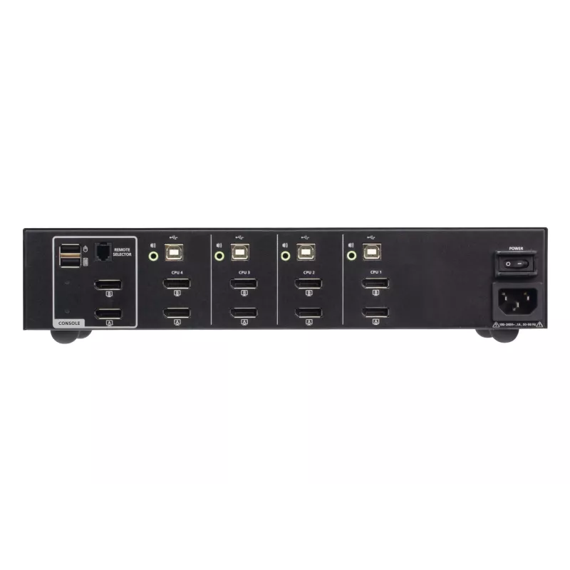 ATEN 4-portu USB DisplayPort dubultā displeja drošais KVM slēdzis (atbilstošs PSD PP v4.0)