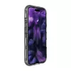 Telefona maciņš LAUT CRYSTAL MATTER X iPhone 16 Pro, caurspīdīgs/melns, PC+TPU, 6,1 collu ekrānam