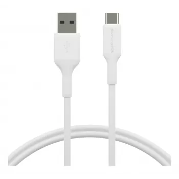 dbramante1928 re-charge - Kabelis 1m USB-A uz USB-C - W, 1 m, USB A, USB C, USB 2.0, 0,48 Gbit/s, Balts
