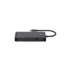 Rapoo UCM-2005 interfeisa kartes/adapteris 3,5 mm DisplayPort HDMI RJ-45 USB 3.2 Gen 1 USB Type-C