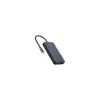Rapoo UCM-2005 interfeisa kartes/adapteris 3,5 mm DisplayPort HDMI RJ-45 USB 3.2 Gen 1 USB Type-C