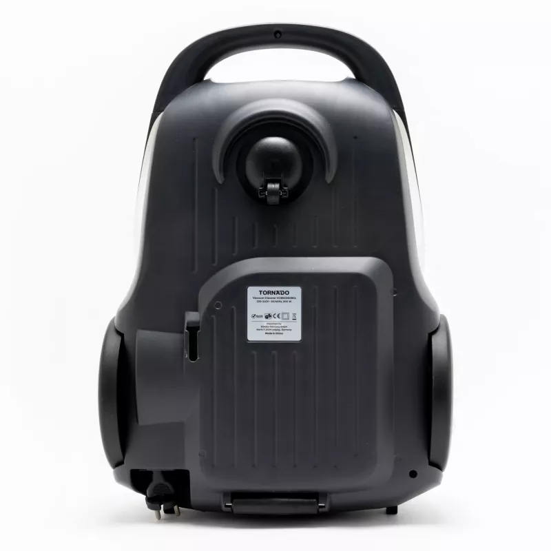 TORNADO VCBKC800BCL 800 W putekļsūcējs ar maisiņu, cilindrisks, 8 m kabelis