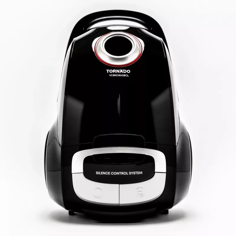 TORNADO VCBKC800BCL 800 W putekļsūcējs ar maisiņu, cilindrisks, 8 m kabelis