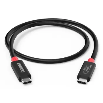 Hama 00200788 USB kabelis 1 m USB C melns
