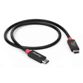 Hama 00200788 USB kabelis 1 m USB C melns