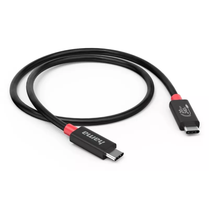 Hama 00200788 USB kabelis 1 m USB C melns