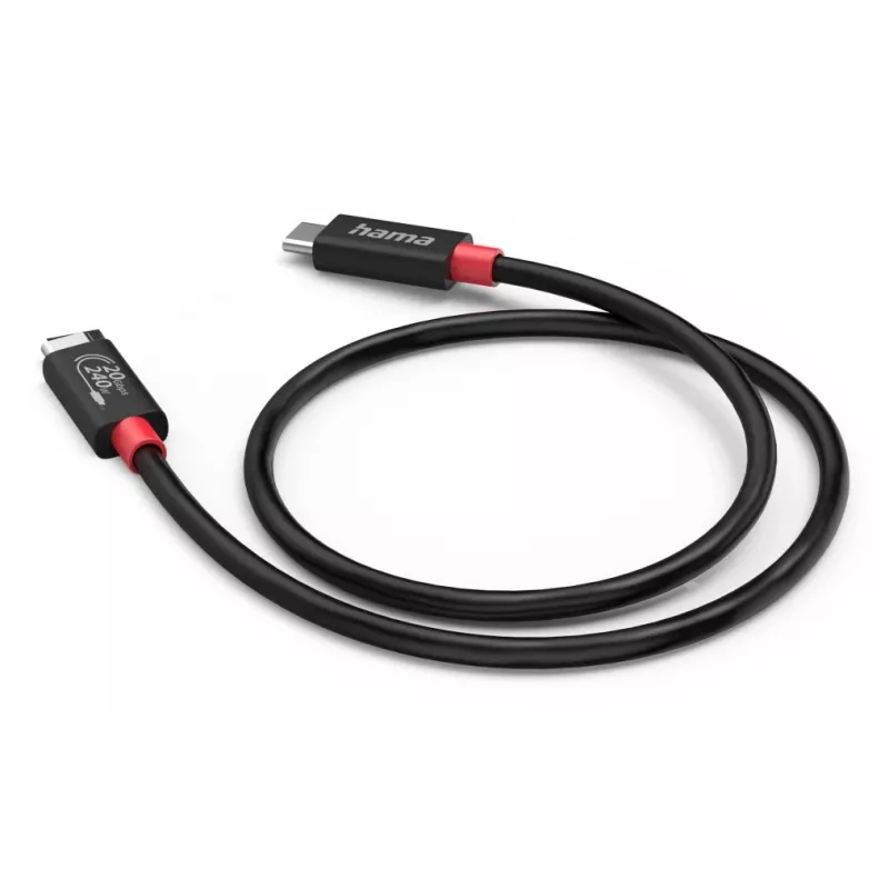 Hama 00200788 USB kabelis 1 m USB C melns