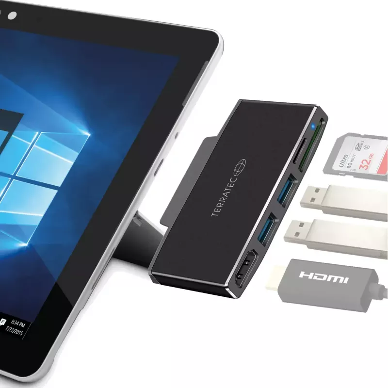 Karšu lasītājs Terratec CONNECT Go1 Melns
