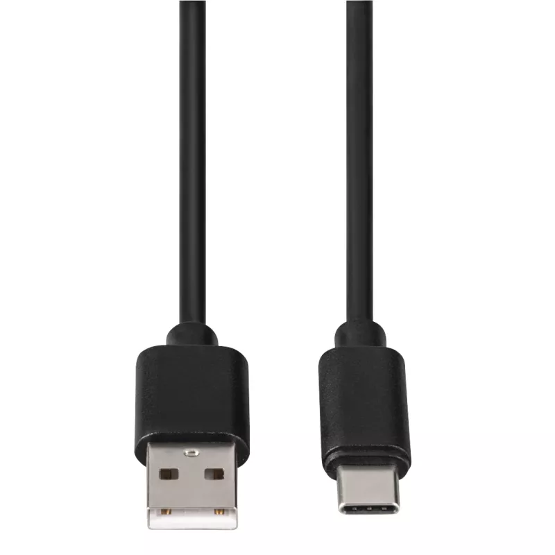 USB kabelis Hama 00200907 USB 2.0 0,9 m USB C USB A melns