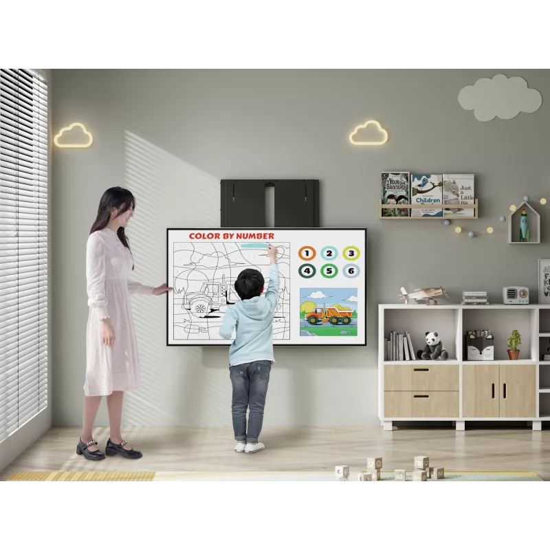 Equip 55 collu - 86 collu Interaktīvais uz augšu un uz leju regulējams TV sienas stiprinājums
