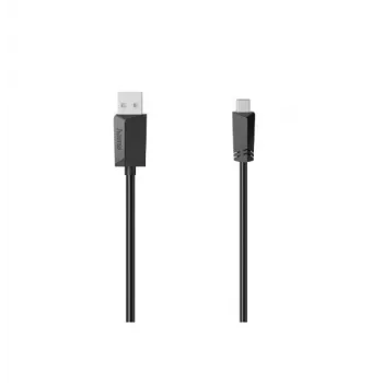 Hama 00074260 USB kabelis USB 2.0 1,5 m USB A Mini-USB B Melns