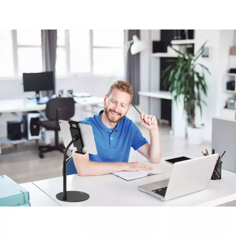Aktīvs turētājs Durable TWIST 894101 mobilajiem tālruņiem, viedtālruņiem, planšetdatoriem un UMPC, melns