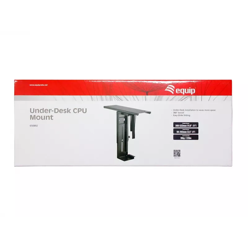 Zem galda datora turētājs Equip 650892